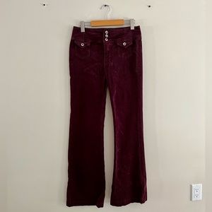 Anthropologie Pilcro and Letterpress High-Rise Corduroy Bootcut Jeans